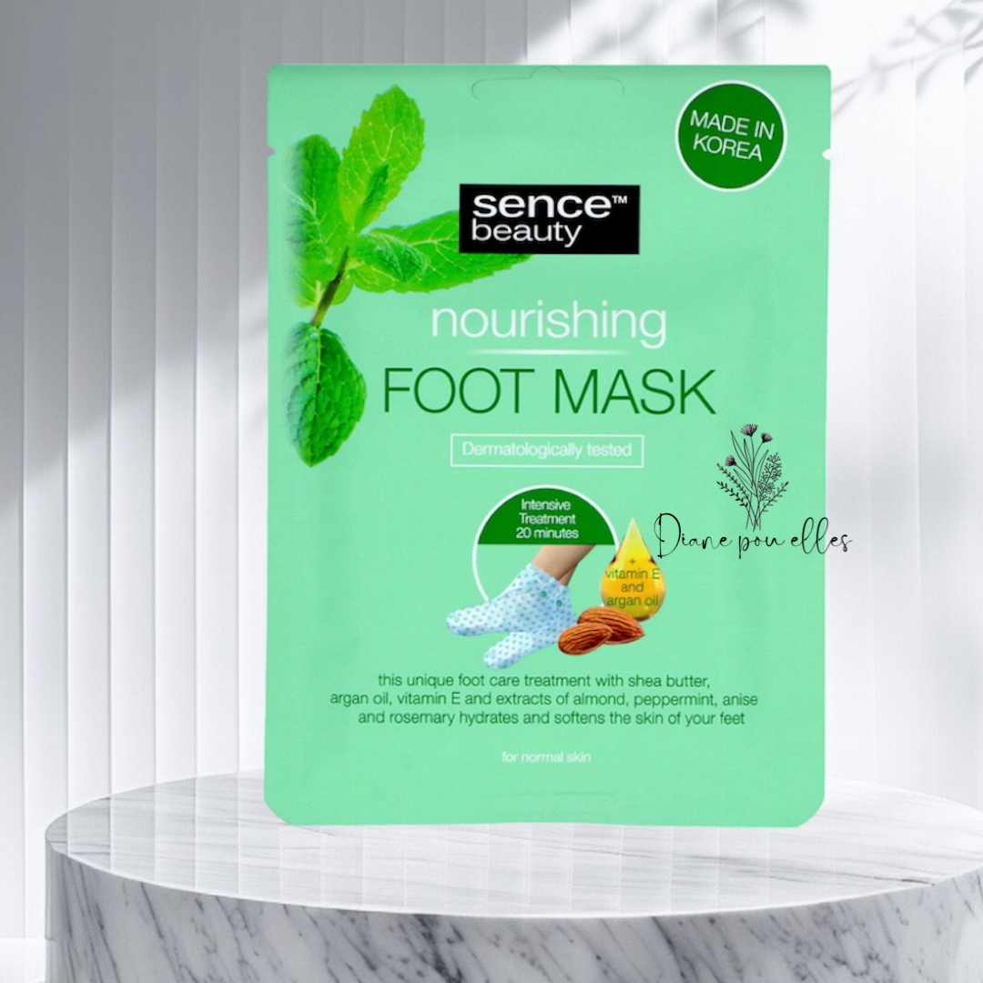 Masque pour les pieds à l'huile d'argan